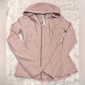 NWOT Lululemon Misty feather pink hooded nulu define jacket zip up size 6